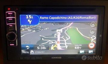 Mappa ORIGINALE 2025 per navigatori Kenwood