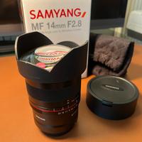 Samyang mf 14 mm f 2.8 per Nikon Z