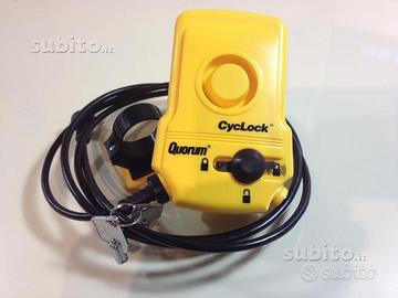 ALLARME/lucchetto per bici o scooter cavo acciaio