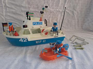 playmobil 3539 barca della polizia