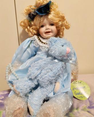 Bambola in porcellana vintage "Linea Dolly"