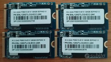 4x NVME 128Gb Phison 2242 M2 M.2 M2242 128 Gb