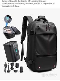 Zaino sottovuoto da viaggio 62l