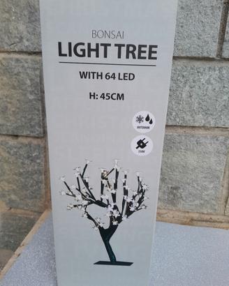 Albero decorativo" con 64 luci LED a forma di fior