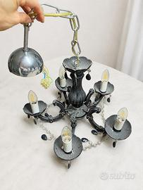 Lampadario MP Light Masiero nero