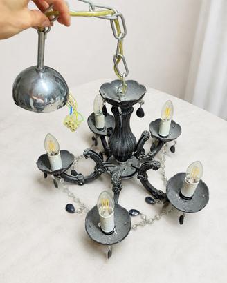 Lampadario MP Light Masiero nero