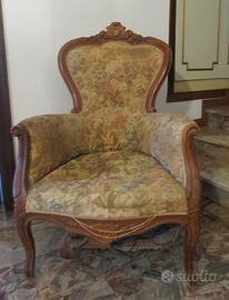 Poltrona vitange da restaurare