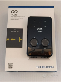 TC Helicon Go Twin - Scheda Audio iPhone iPad Mac