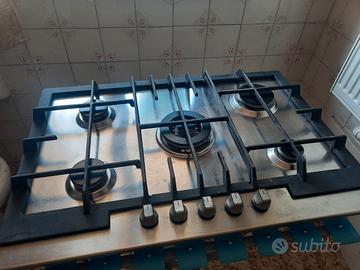 piano cottura 5 fuochi rex electrolux