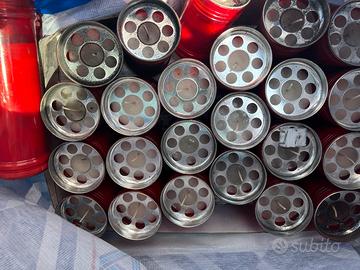 24 lumini da cimitero antivento 28 ore, 2x56 ore