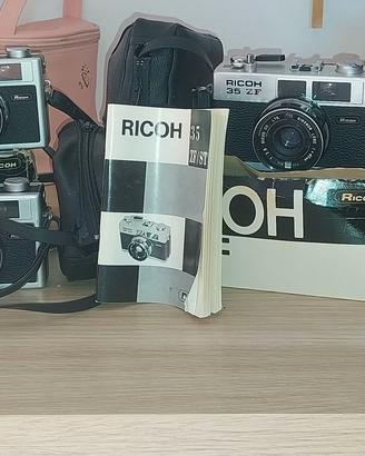 Lotto 5macchine vintage-Ricoh 500 G +35ZF+Petri