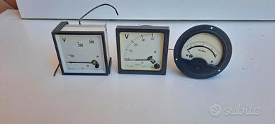 Strumenti di Misura Analogici Vintage da Pannello