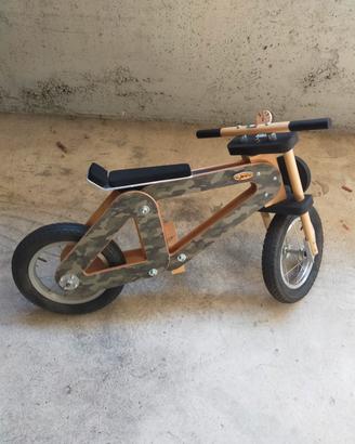 bicicletta bambino senza pedali in legno 
