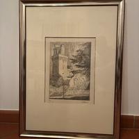 Quadro stampa d’arte firmata Artista G. Martini 79