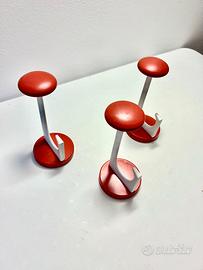Set 3 Ganci Appendiabiti Vintage '70 Modernariato