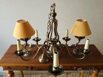 LAMPADARIO DA CAMERA CON ABAT-JOUR