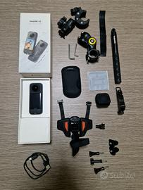 insta 360 x3 con accessori 