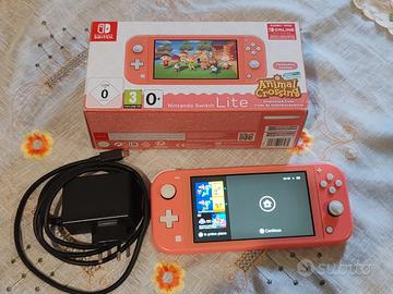 Nintendo switch lite rosa corallo