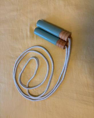 Corda per saltare vintage manici in legno tiffany