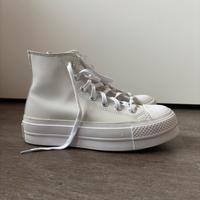 Converse all star panna platform in pelle