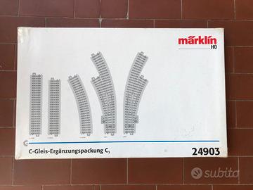 trenini MARKLIN confezione binari C 24903