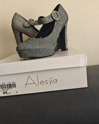 scarpe argento 
