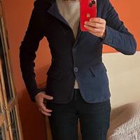 Blazer giacca felpa blu Talco S
