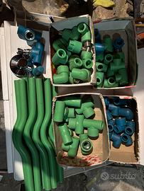 Tubi e raccordi a saldare 60 pezzi