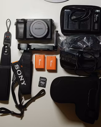 Sony A6400 APS-C 4K Batterie + Accessori