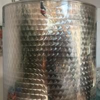 Fusto acciaio inox per olio/ vino 400 litri