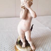 Porcellana di Capodimonte Putto Bimbi Musicanti