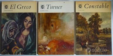 Constable, El Greco, Turner - Paoline 1966 vintage