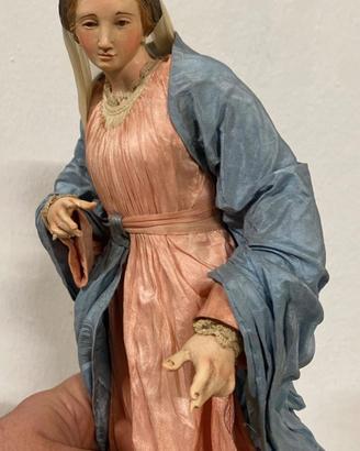 Natività più angelo stile presepe 700 napoletano