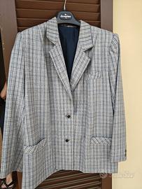 Blazer a quadri grigio Elena Mirò