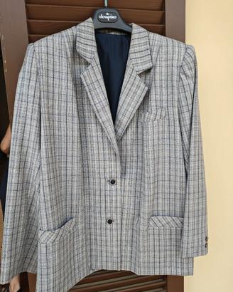 Blazer a quadri grigio Elena Mirò