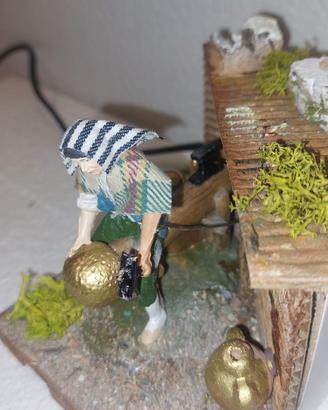 pastore statuina vasaio in movimento