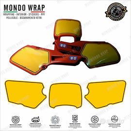 Adesivi tabelle porta numero per moto Tresoldi 80