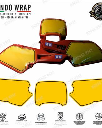 Adesivi tabelle porta numero per moto Tresoldi 80