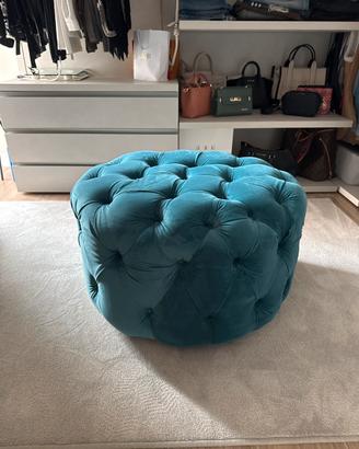 Pouf capitonne