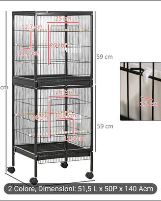 Gabbia /Voliera uccelli