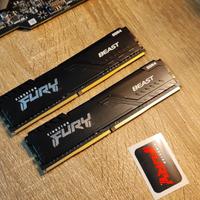 Kingston Fury RAM 3600 MT/s 16GB (8+8) CL17