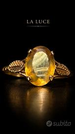 Anello antico placcato oro punzonato anni 40