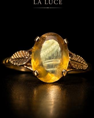 Anello antico placcato oro punzonato anni 40