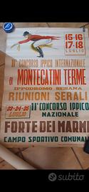 Manifesto ippico anni 50