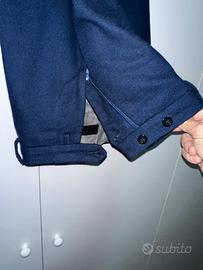 pantalone lana blu taglia 50