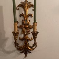Coppia Candelieri ad applique