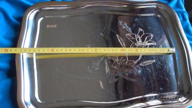 DUE VASSOI UNO ELEGANT GIOEL ORO 24K  18/10 E 18/8