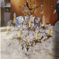 Lampadario con cristalli swarovski