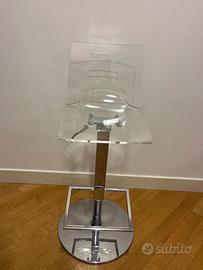 Sgabello trasparente Colico