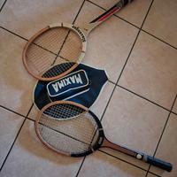 racchette da tennista vintage 